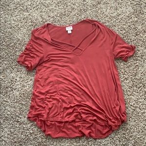 Red shirt